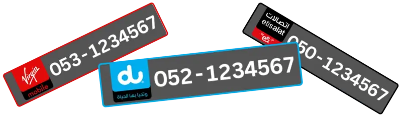 UAE Mobile Numbers Banner