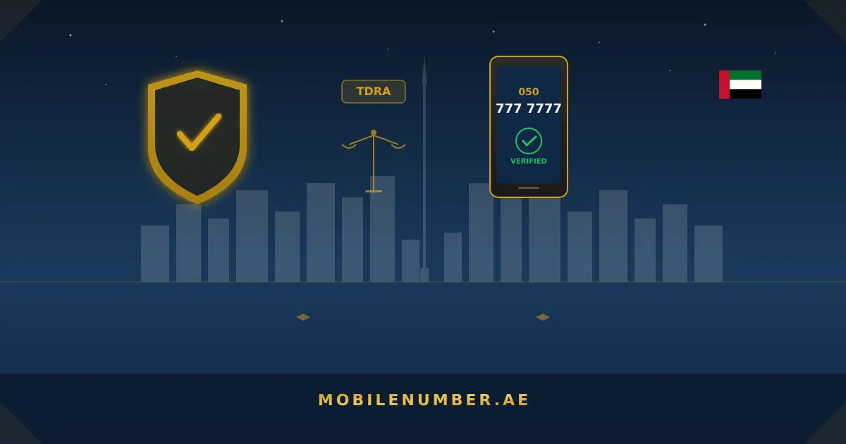 Is buying VIP numbers legal in UAE - TDRA regulations and legal guide for VIP mobile number trading 2026
