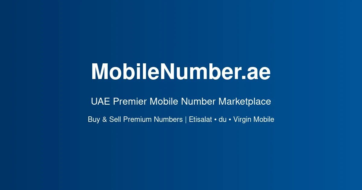 050-977333? Etisalat Number for Sale | MobileNumber.ae